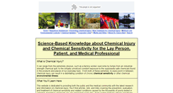 Desktop Screenshot of chemicalinjury.net